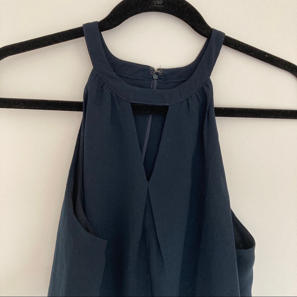 Banana Republic keyhole cutout halter blouse in S